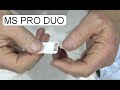 UNBOXING MICRO SD TF TO MEMORY STICK MS PRO DUO ADAPTER