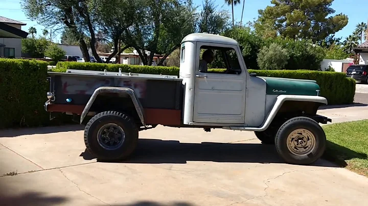 1951 Willys Truck Very First Drive Preparation