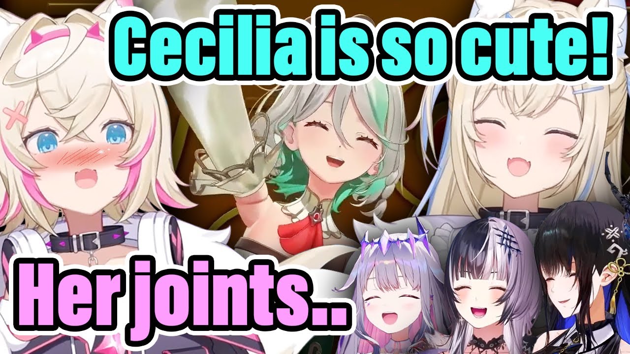 Fuwawa and Mococo Were Literally OBSESSED With Cecilia During Justice's 3D Debut