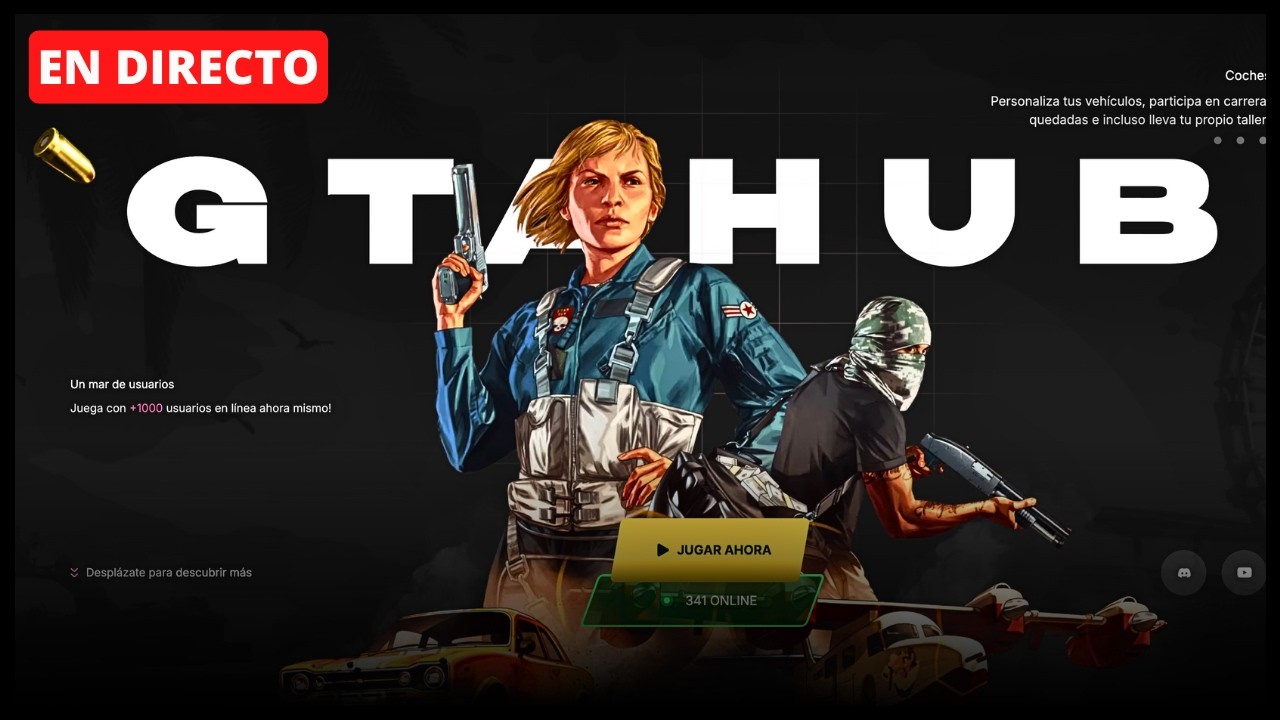 SORTEO HASTA 1400 HUBCOINS CADA DÍA | GTAHUB EMBAJADOR OFICIAL | REFERIDO: PNK | 63/365