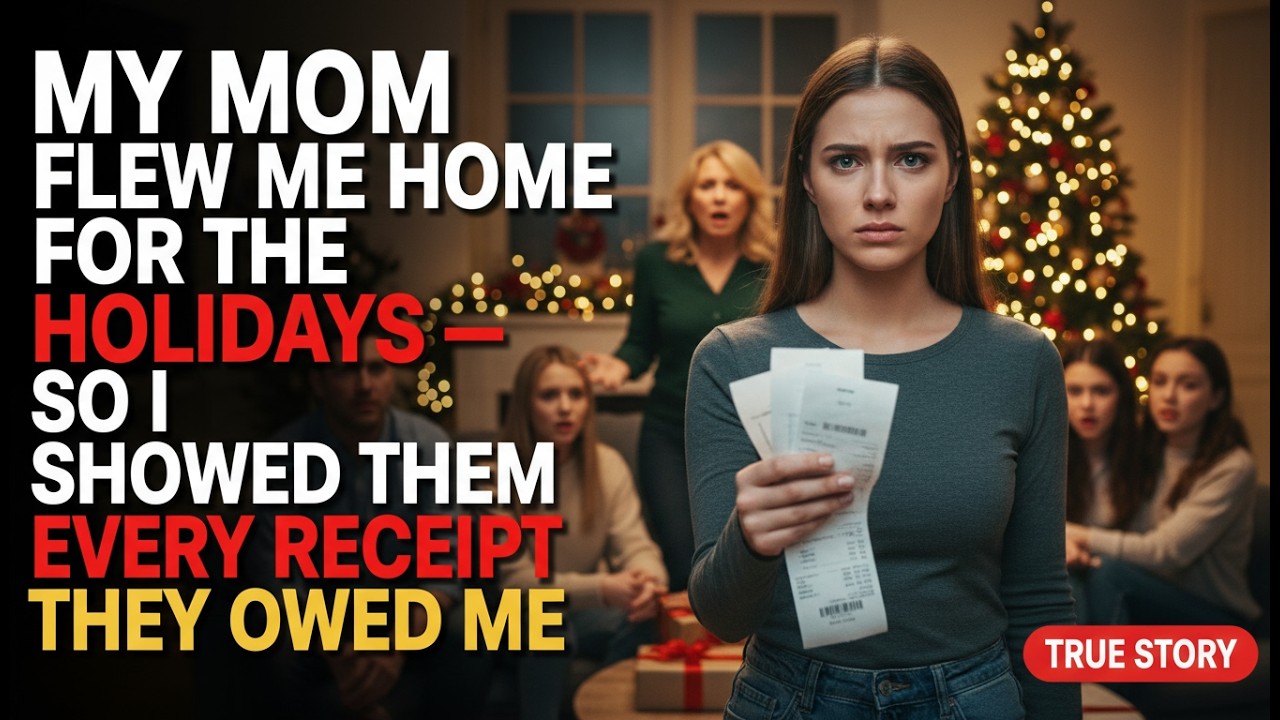 My Mom Flew Me Home for the Holidays — So I Showed Them Every Receipt They Owed Me