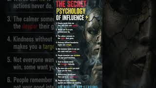 The Secret Psychology Of Influence #psychology #darkpsychology #shorts #selfimpreovement