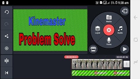 How to fix kinemester video Layer Green Screen Problem | Kinemester Green Screen Layer Problem Fix |