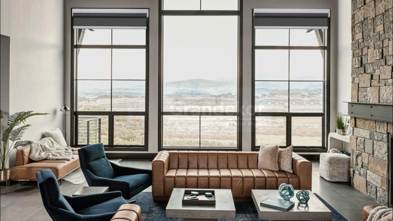 GrandekorM100 Motorized Smart Blackout Roller Shades—【How it works