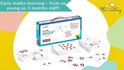 Make your baby/toddler a maths whiz with these Flashcards!