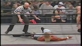 WCW Wrestler Sid Vicious Breaks His Leg In A In Ring Accident On Pay Per-View (2001)