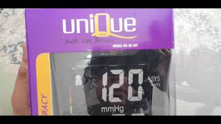 UNIQUE upper arm blood pressure machine...Unboxing and Review