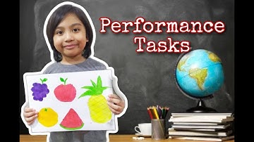My Performance Tasks | Grade 1 and 2