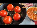 POMODORI RIPIENI DI RISO SENZA FORNO pomodori ripieni riso in padella con salsa pomodori ripieni