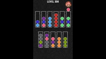 Ball sort Puzzle level 308