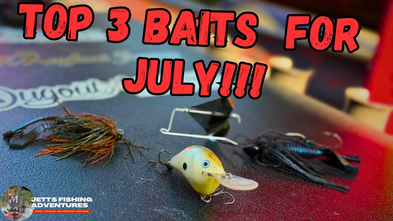 Top 3 Bass Fishing Baits for July 2025 | Catch More Summer Bass