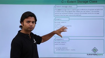 C - Extern Storage Class