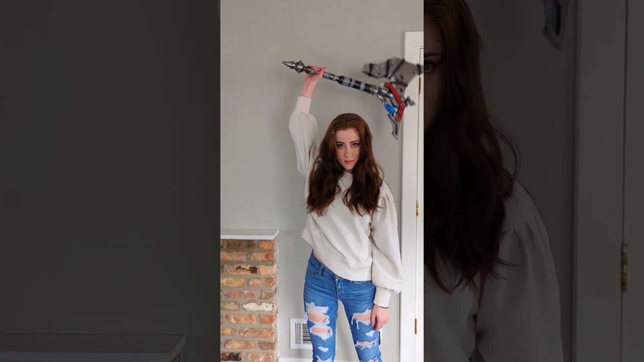 Weapons I've made Part 31: Junker Queen's Axe (Carnage) from Overwatch #cosplay #gaming #overwatch