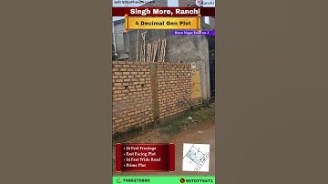 4 Decimal General Plot in Prime location Bosco Nagar Rd no. 3, Singh More , Ranchi Jharkhand. #plots
