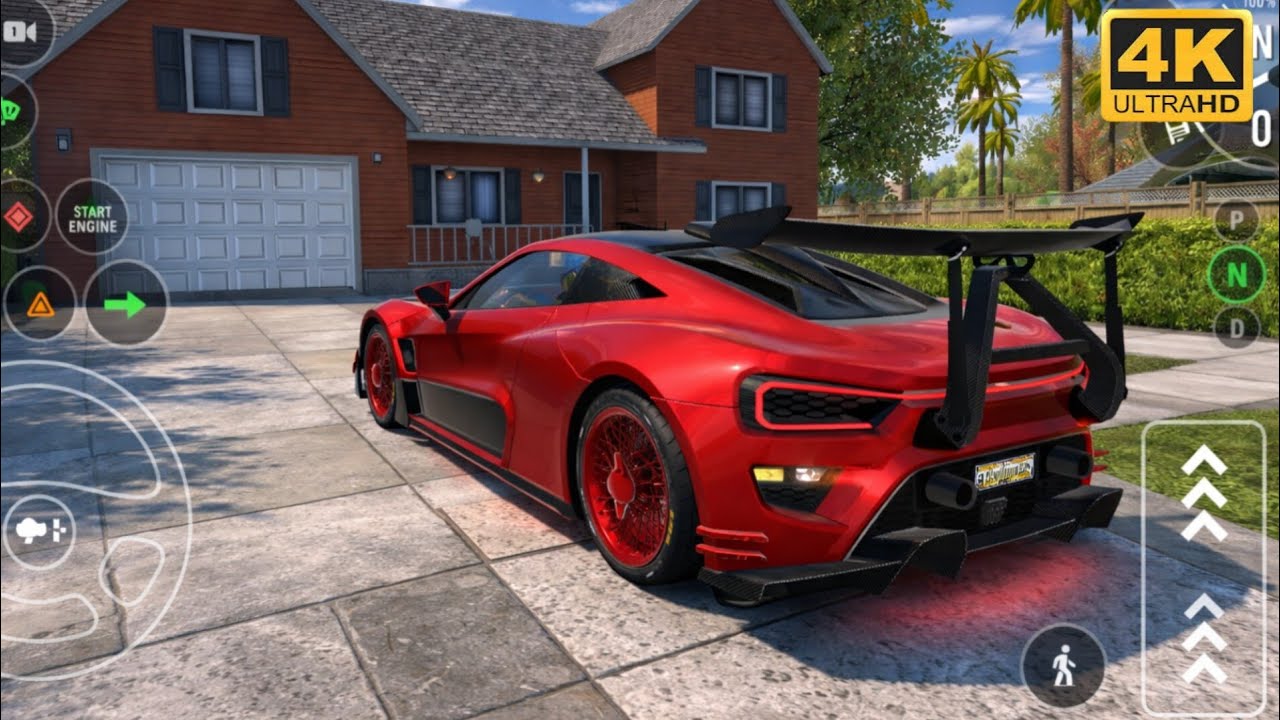 Car Parking Driving School Gameplay/ Koenigsegg Jesko/4k Ultra Graphics 