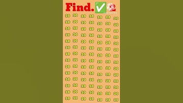 🔥 Find 2 in the Crowd of 20 😱 | Only Genius Can Spot It 🔥 #shorts #FindTheNumber #Challenge