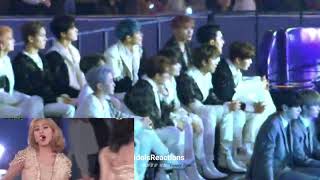 SEVENTEEN REACTION TO TWICE | FANCY | MAMA NAGOYA 2019