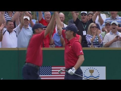 Spieth nearly aces the new par-4 12th at Sawgrass