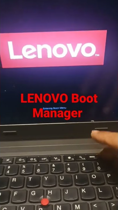 Enter Boot Manager Lenovo PC Laptop