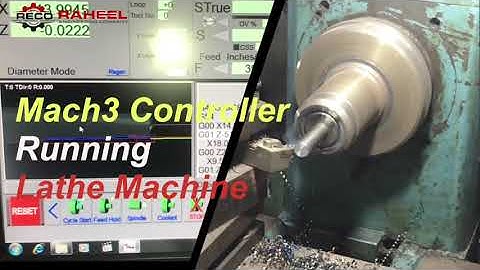 Retrofitting Mach3 Controller at CNC lathe by RECO