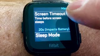 How To Make Fitbit Screen Stay On Longer