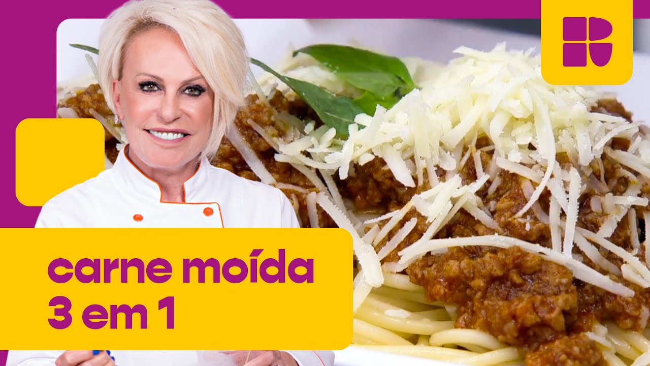 Carne moída para macarrão, recheios e mais! | Ana Maria Braga | Mais Você