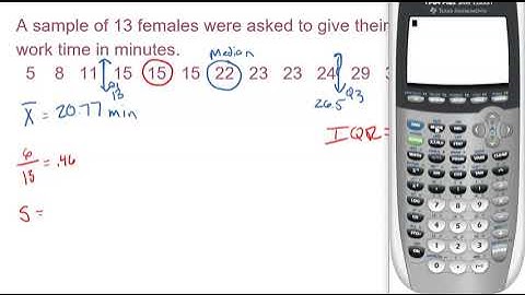AP Stats - Topic 1.7 Part 2 Summary Statistics for a Quantitative Variable