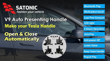 SATONIC New Auto Presenting Door Handle for Tesla Model Y & 3 Juniper – OEM Handle with LED Light