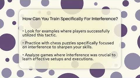 How Can You Train Specifically For Interference? - The Chess Codex
