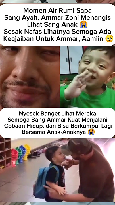 Ammar Zoni Menangis Saat Disapa Air Rumi 😭#ammarzoni #shortvideo