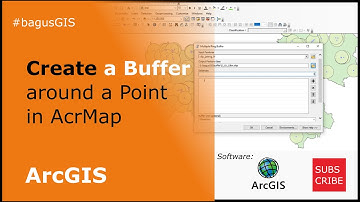 ArcGIS | Create a Buffer around a Point in ArcMap