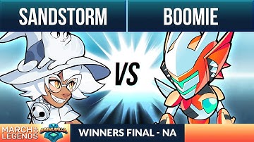 Sandstorm vs Boomie - Winners Final - March Of Legends NA 1v1