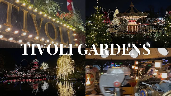 Tivoli Gardens at Christmas in Copenhagen