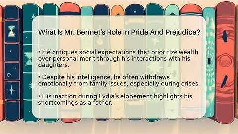 What Is Mr. Bennet