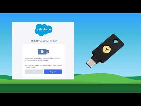 Set up a physical passkey in your Salesforce org