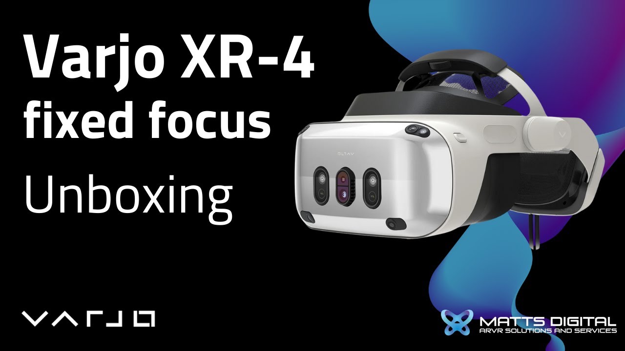 Unboxing - Varjo XR-4 Fixed focus - YouTube