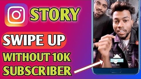 How to get Swipe up on Instagram story __ Instagram pe Swipe button Kaise Lagaye