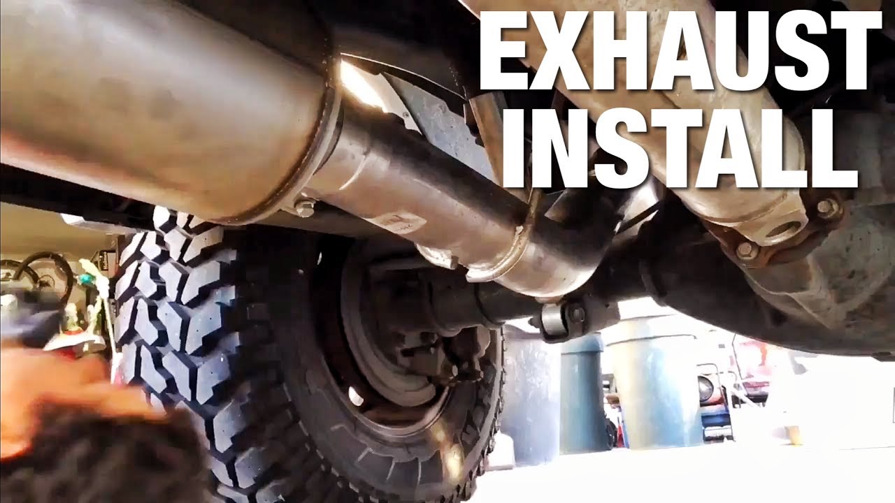 2012 Ram 2500 6.7 exhaust remove/install timelapse - YouTube