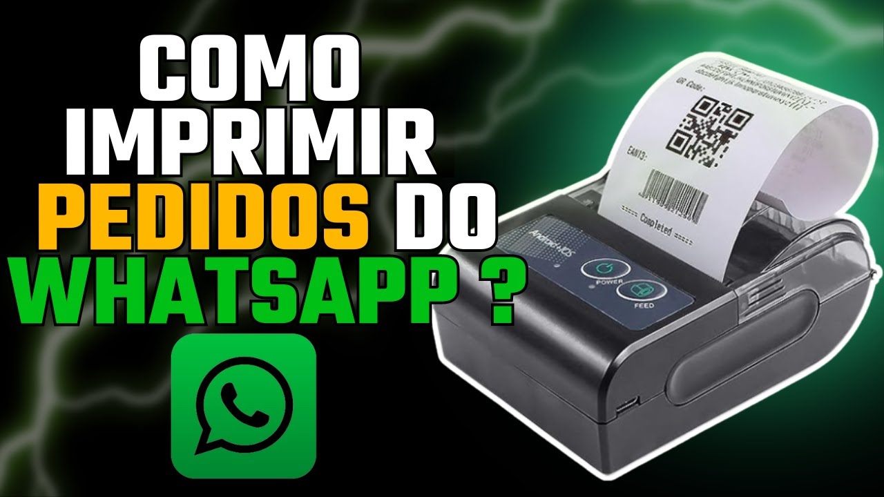 COMO IMPRIMIR PEDIDOS DO WHATSAPP USANDO A MINI IMPRESSORA 58MM MPT-II ...