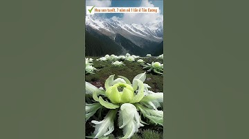 Thiên sơn tuyết liên ở Tây Tạng 7 năm nở 1 lần.