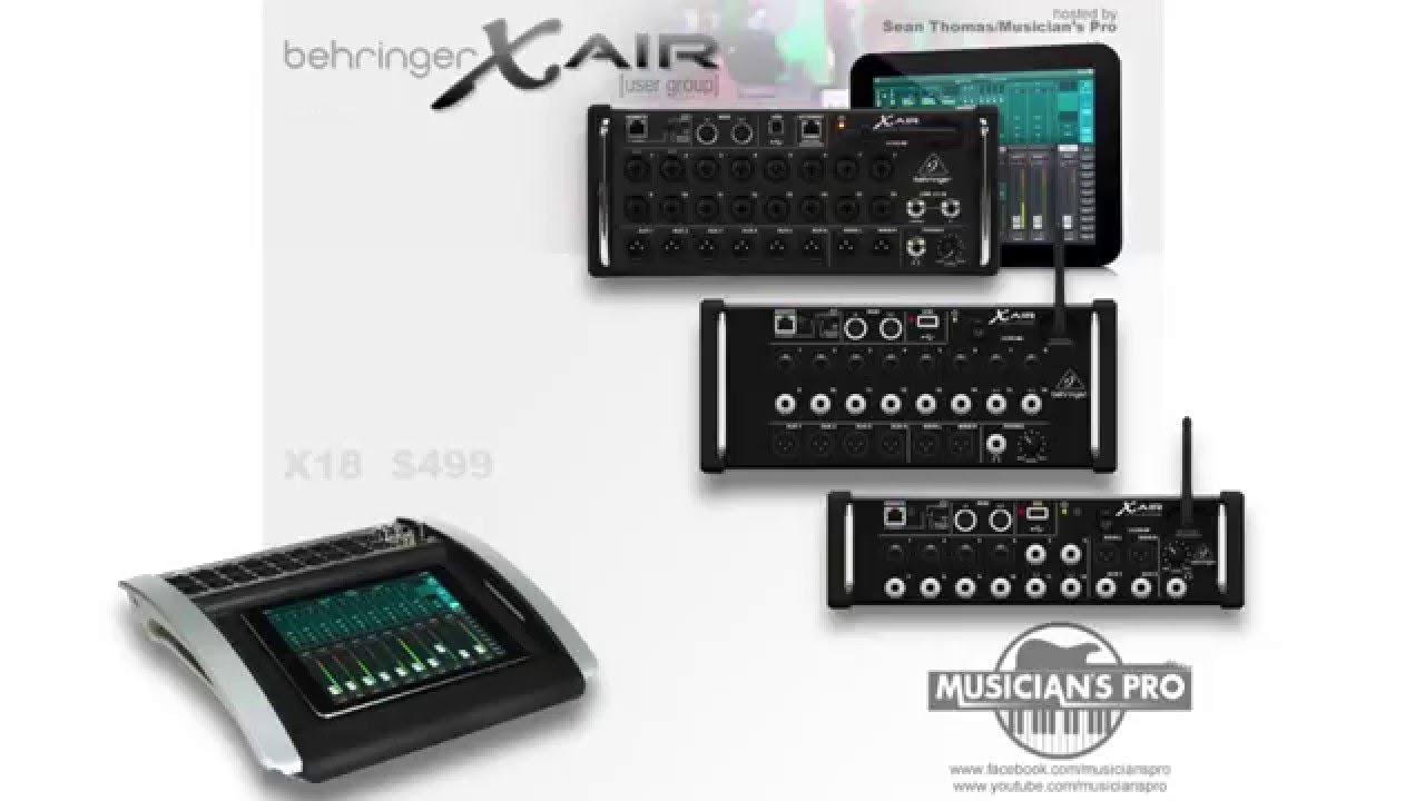 NEW Lower Prices - BEHRINGER X-Air XR18 XR16 XR12 X18