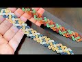 Celtic Knot Bracelet || Herringbone bracelet || Super easy tutorial