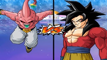 DBZ Budokai Tenkaichi 3 - Single Battle | Kid Buu vs Goku SSJ4