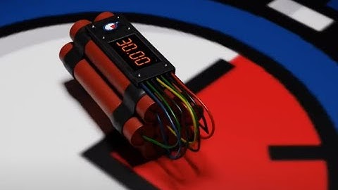 30 Second Timer Bomb with Explosion and Music 💣⏰🔔🎵 (3D Version)