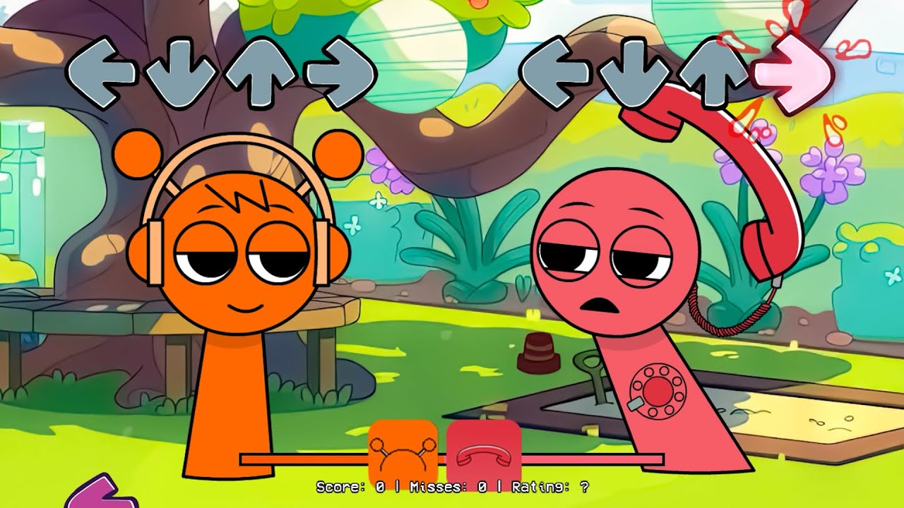 [SWAP] FNF Sprunki OC Tele All Phase Vs Sprunki Oren Sings Can Can (Incredibox Sprunki/FNF Mod)