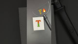 Sharp & satisfying “R” Cut - ASMR 🎧✂️| #shorts #satisfying #beautiful #art #relaxing #asmr