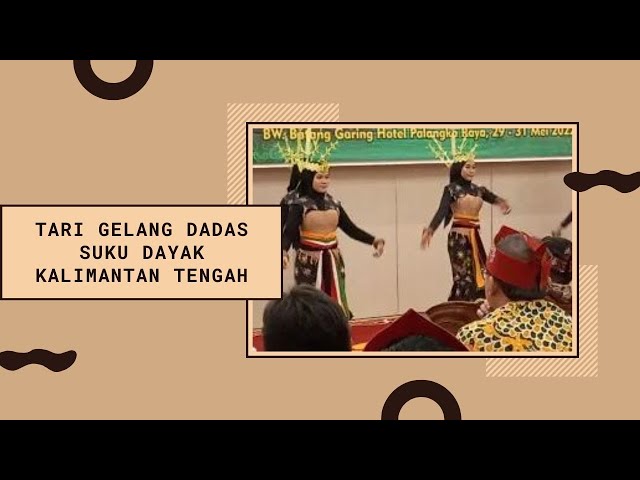 Tari Gelang Dadas Suku Dayak Kalimantan Tengah class=