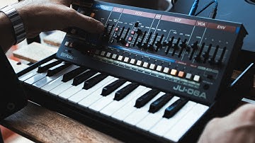 Science fiction arpeggios w/ the JU-06A // Too easy!