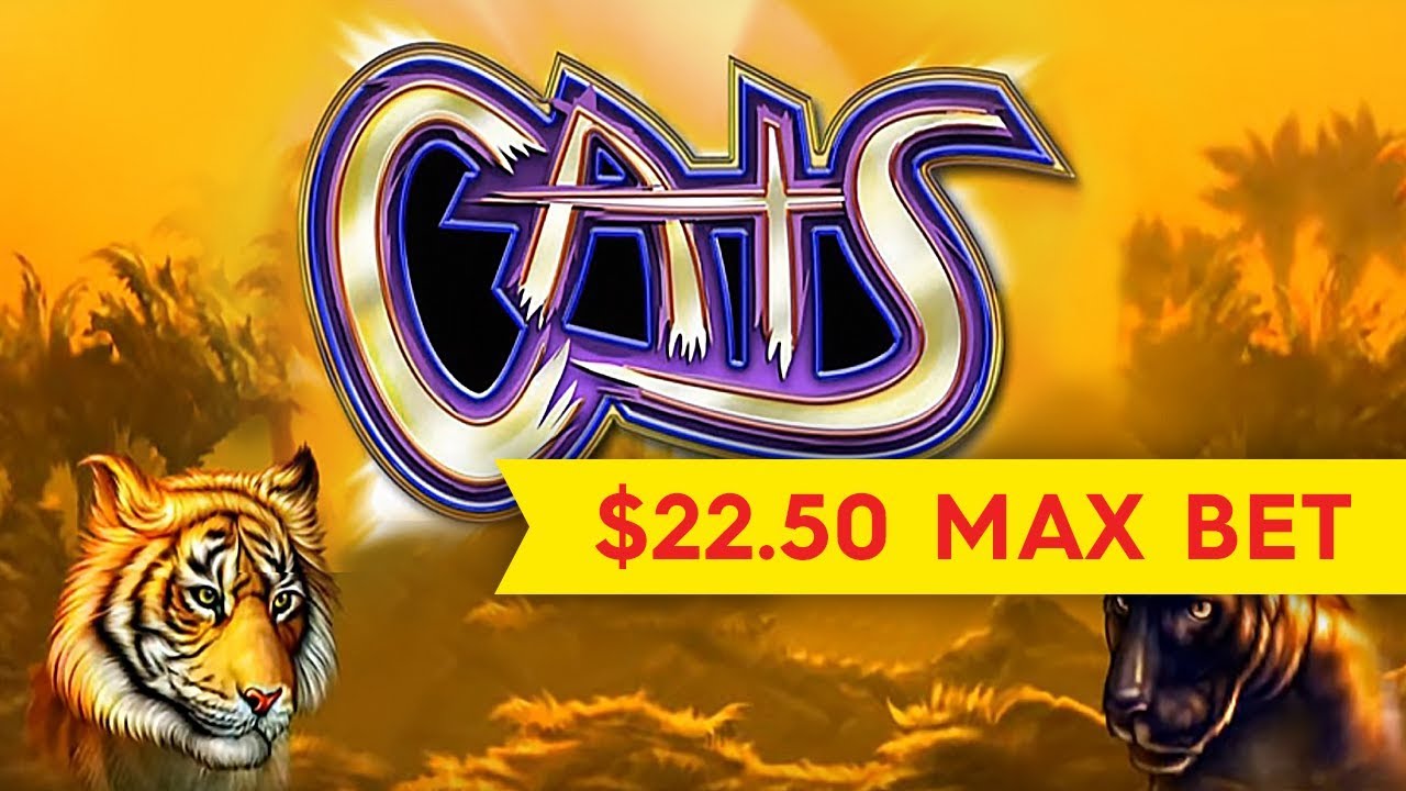 Cats Slot - BETTER THAN JACKPOT - $22.50 Max Bet!