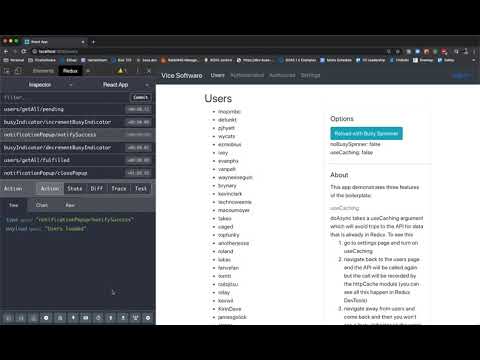 Vicesoftware React Redux